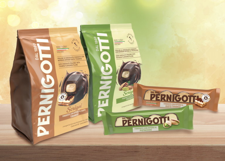 Pernigotti Launches New Products at Tuttofood 2026: New Tiramisù- and Pistachio-Flavoured Pralines and Snacks